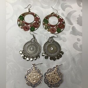 BOHO EARRINGS - SET OF THREE